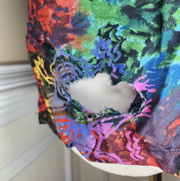 Vintage Anxious Men's Multicolor Frog Graphic Shirt NWT - Picture 7 of 16